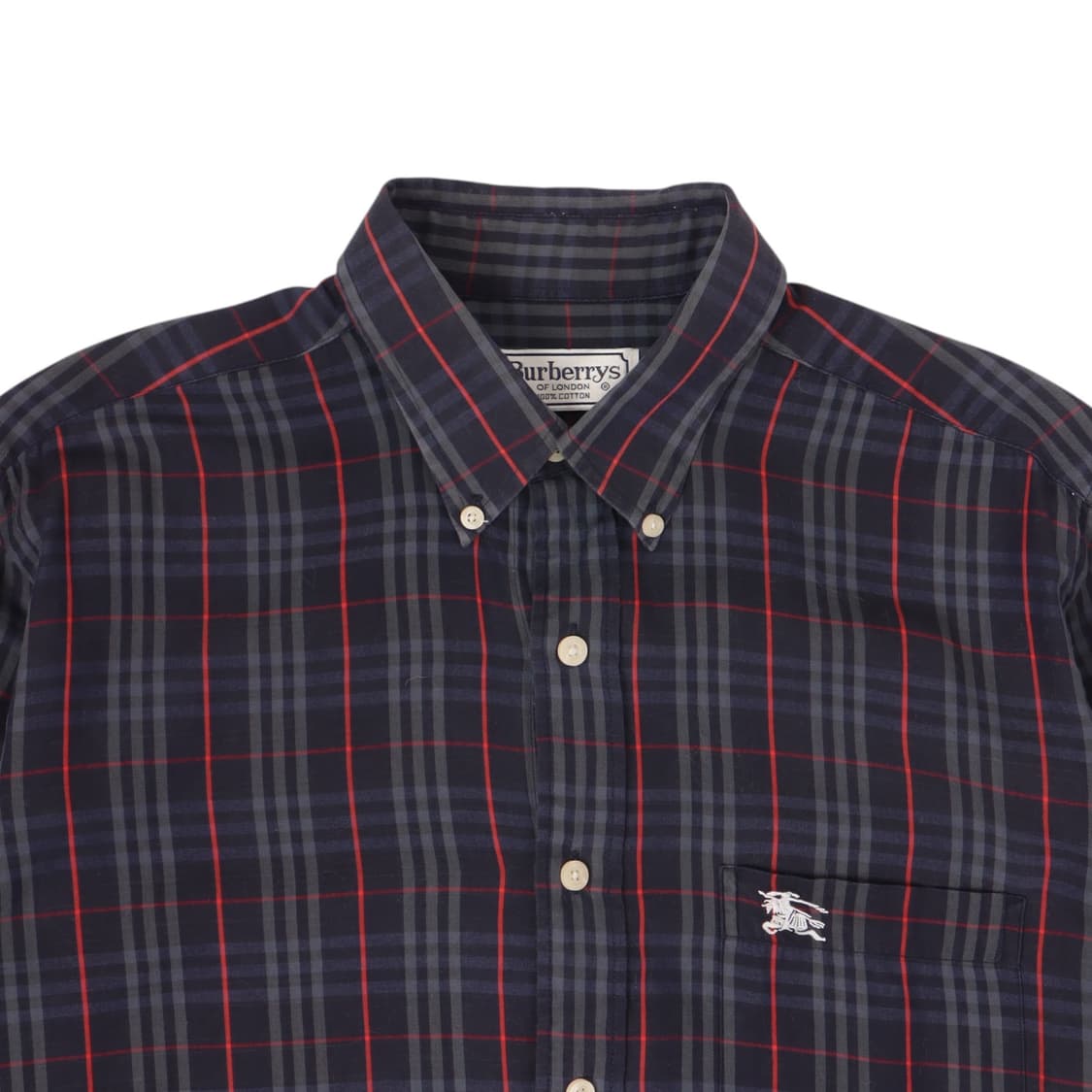 버버리 네이비 노바체크 셔츠 상품이미지2