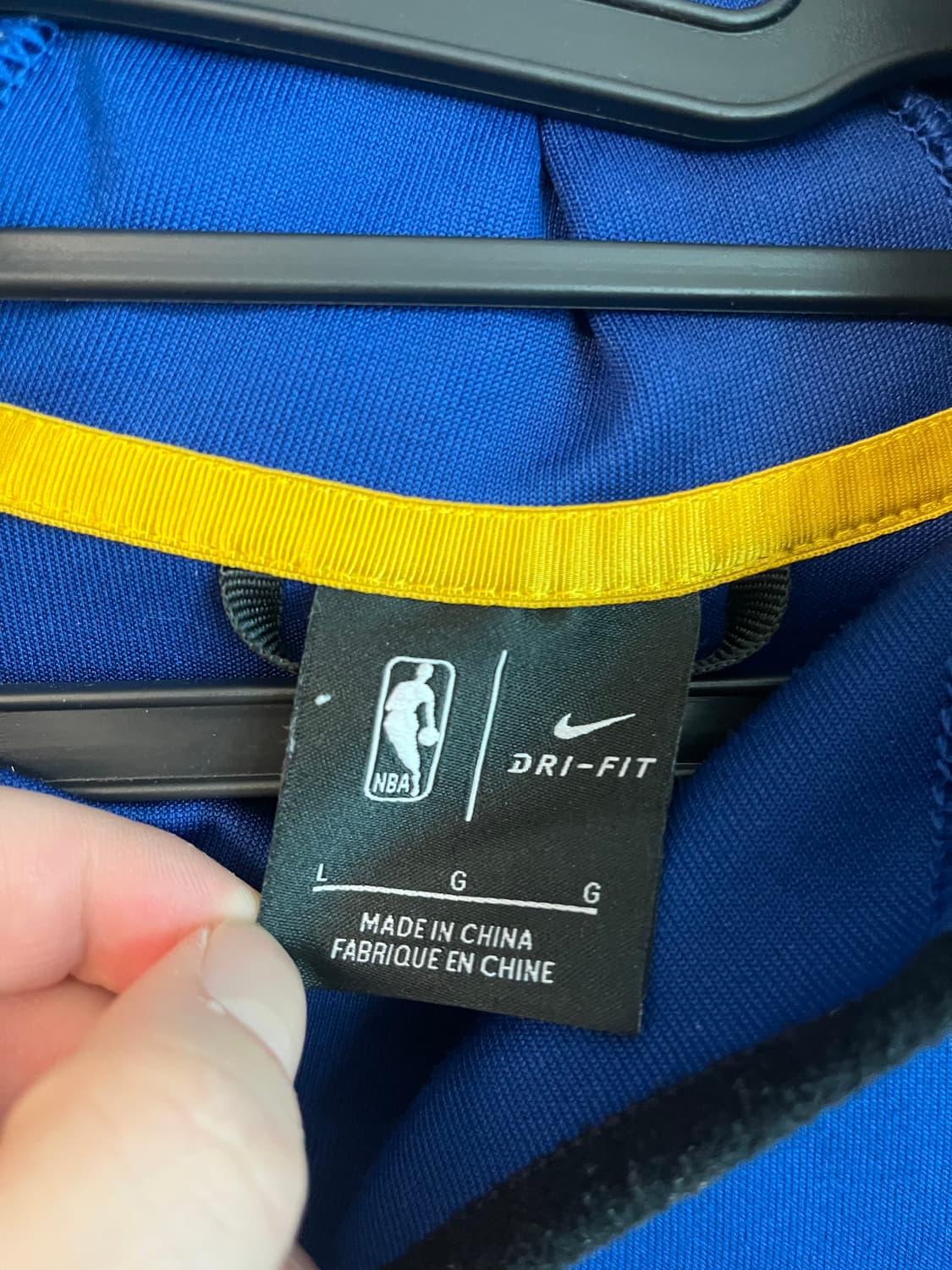 니이키 드라이핏  NBA 골든 워리어스 후드티 [L] 상품이미지4