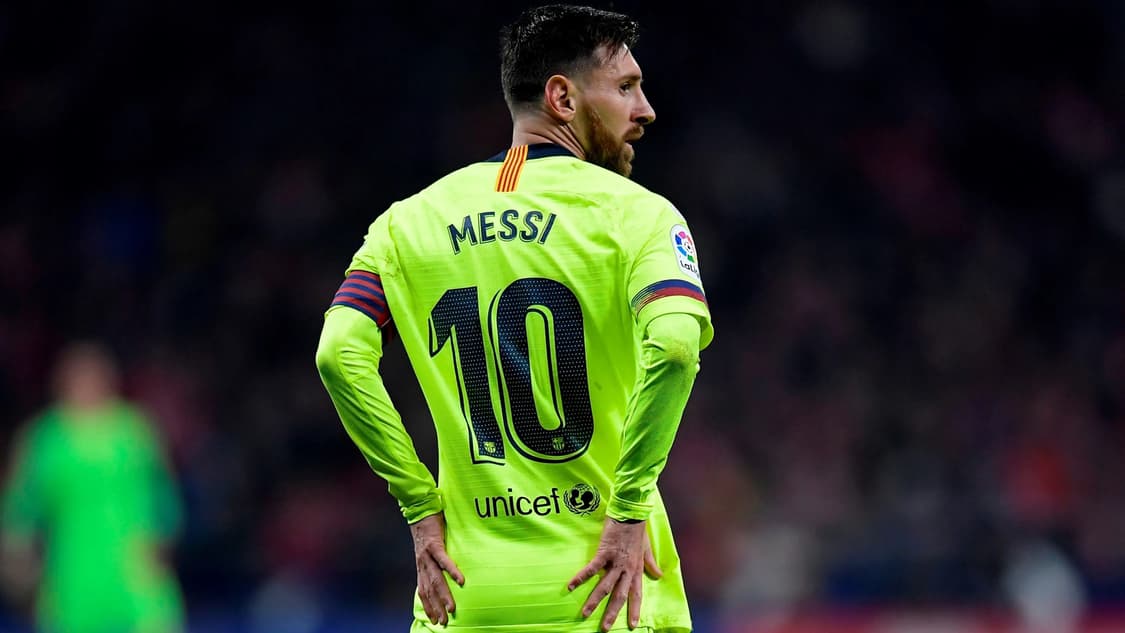 18-19 바르셀로나 어웨이 메시 유니폼 정품 상품이미지3