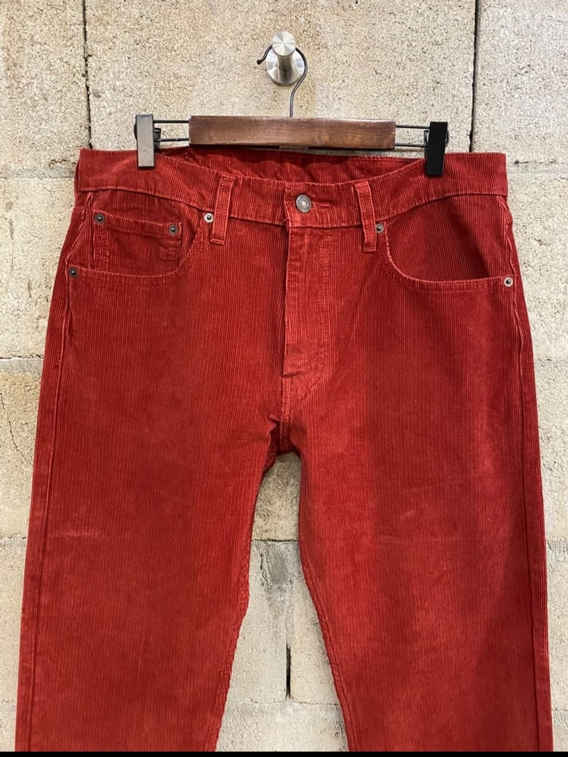 리바이스 화이트탭 레드 코듀로이 팬츠 상품이미지2