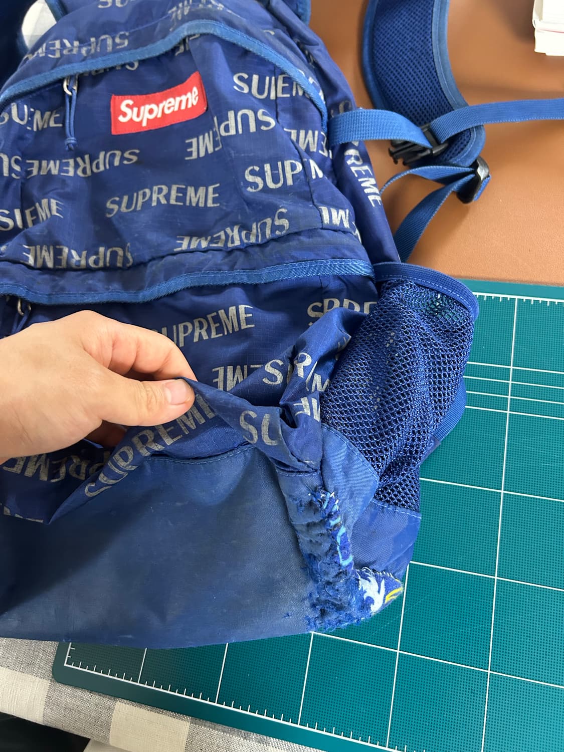 Supreme 3m blue backpack 상품이미지4