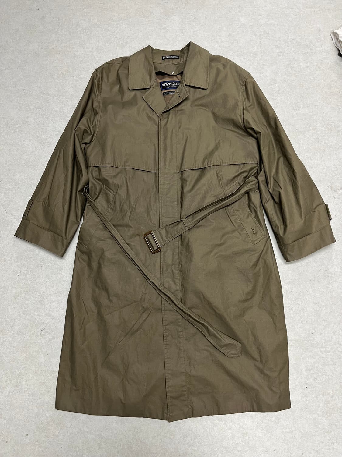 입생로랑 90s YSL 빈티지 트렌치 코드  상품이미지1