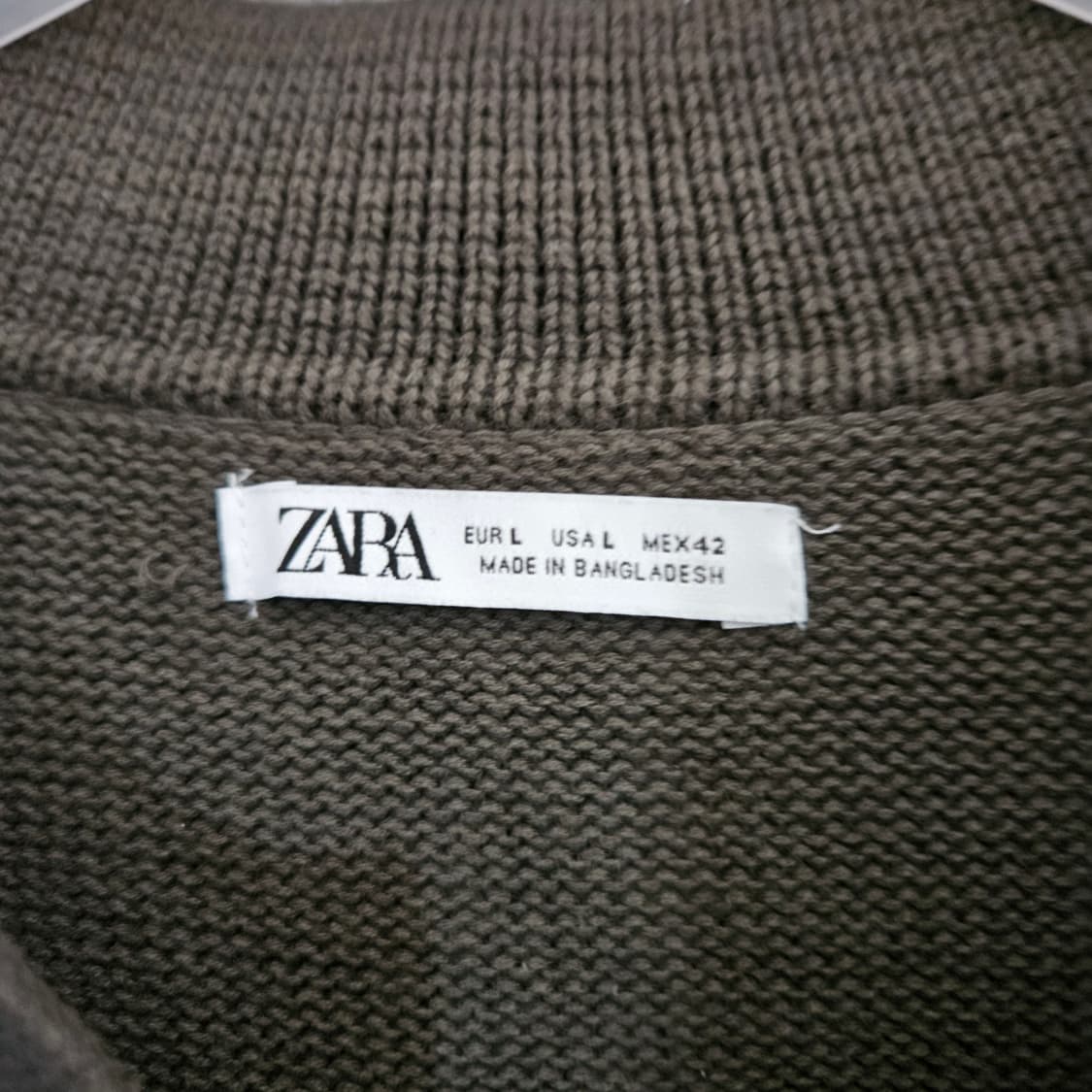 자라 코튼 폴로 니트 상품이미지3