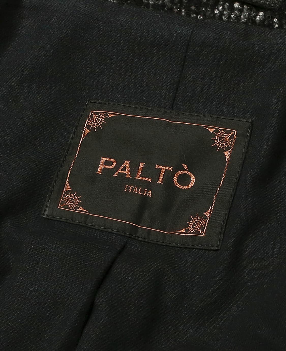 팔토 [Palto] 이태리 원단 럭셔리 블랙 체크 싱글 코트 상품이미지5