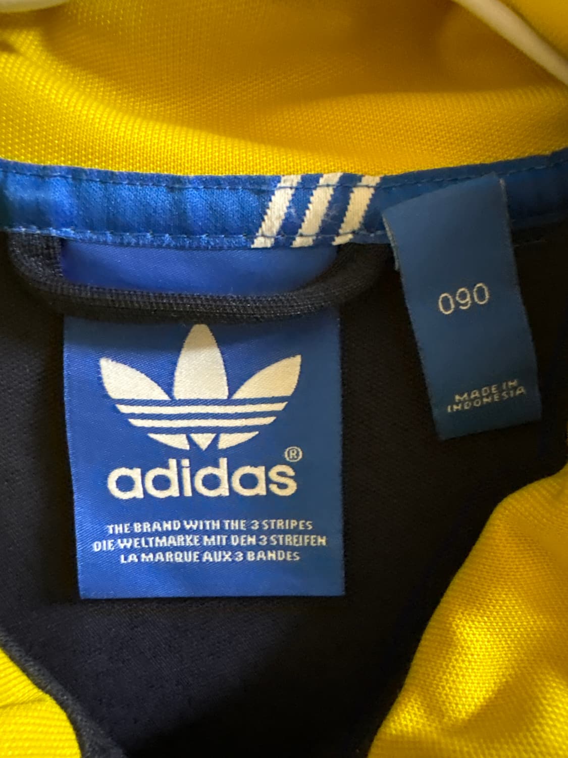 아디다스 져지 블랙 옐로우 상품이미지2