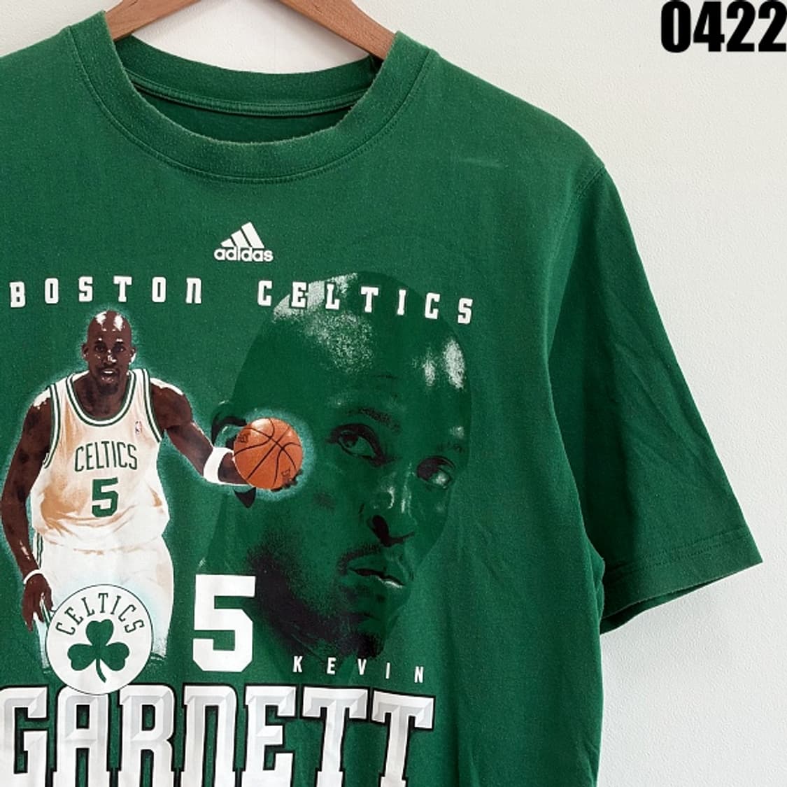 아디다스 NBA 보스턴 케빈 가넷 프린팅 반팔 티셔츠 100 0422 상품이미지2