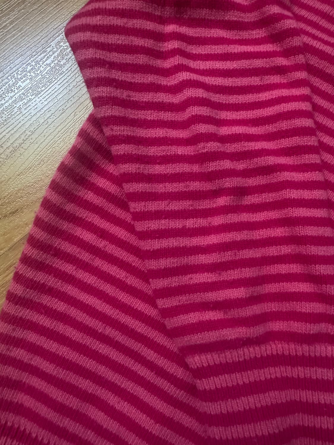 moondal 문달 스트라이프 니트 핑크 상품이미지3