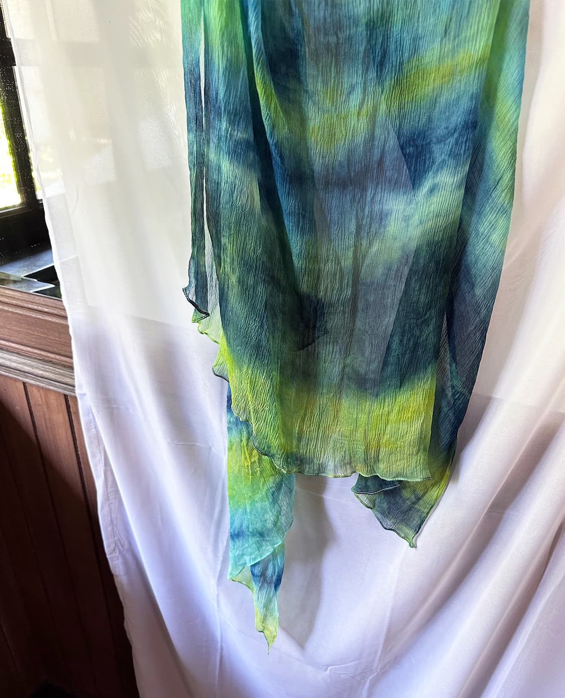 JPV green printed scarf 상품이미지8