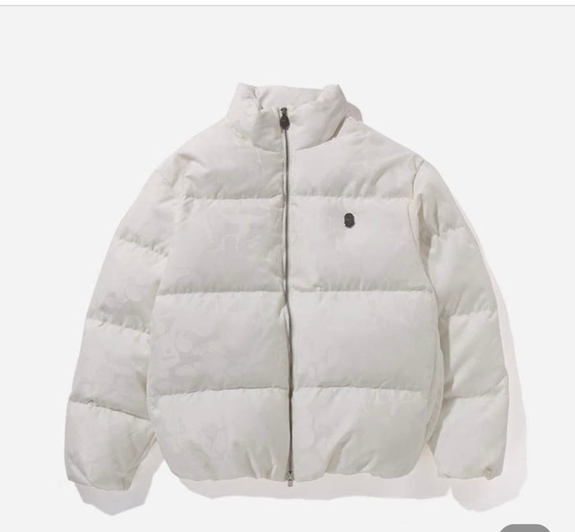 베이프 토날 솔리드 카모 푸퍼 다운 패딩 자켓 XL 상품이미지1