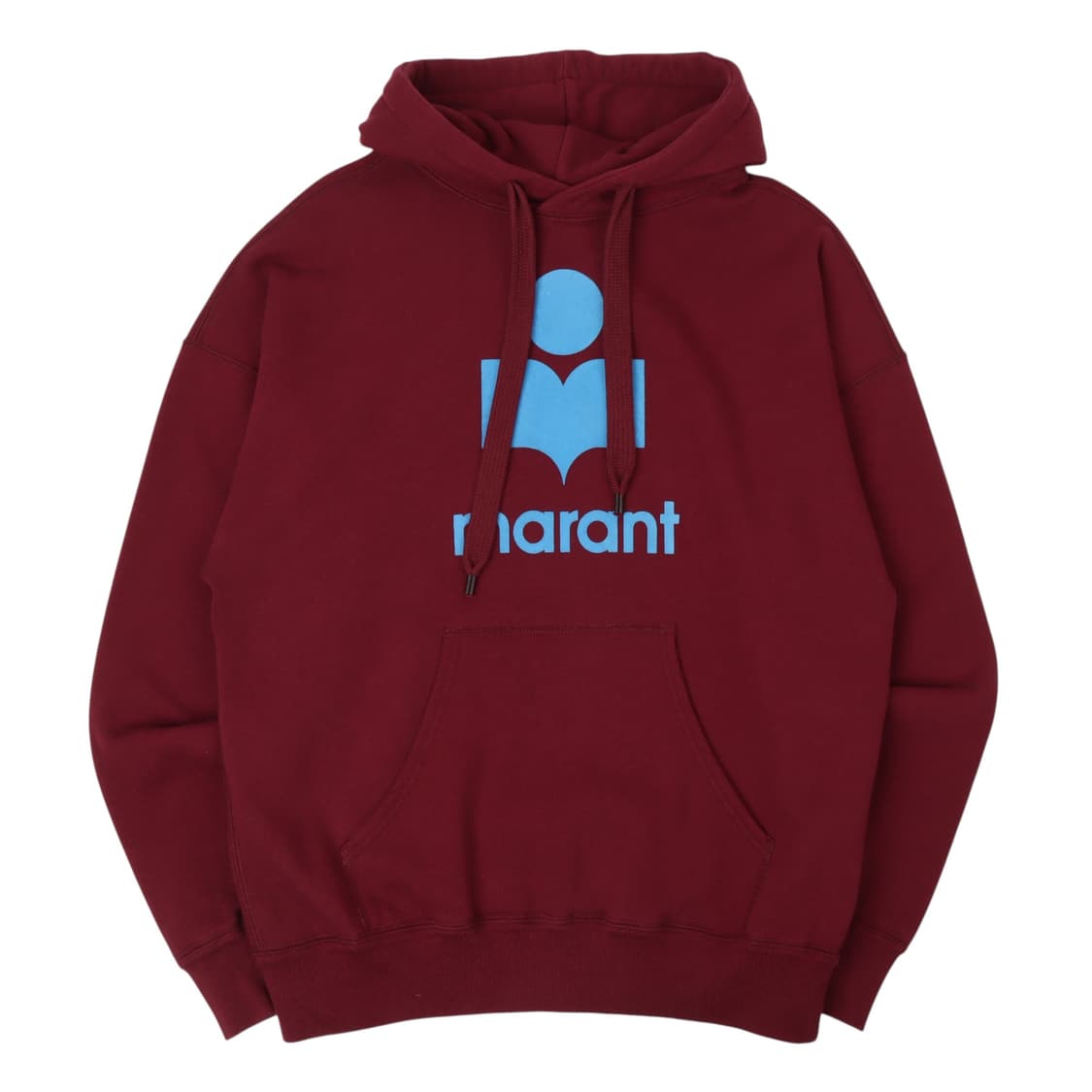 이자벨마랑 버건디 로고 코튼 후드티 상품이미지1