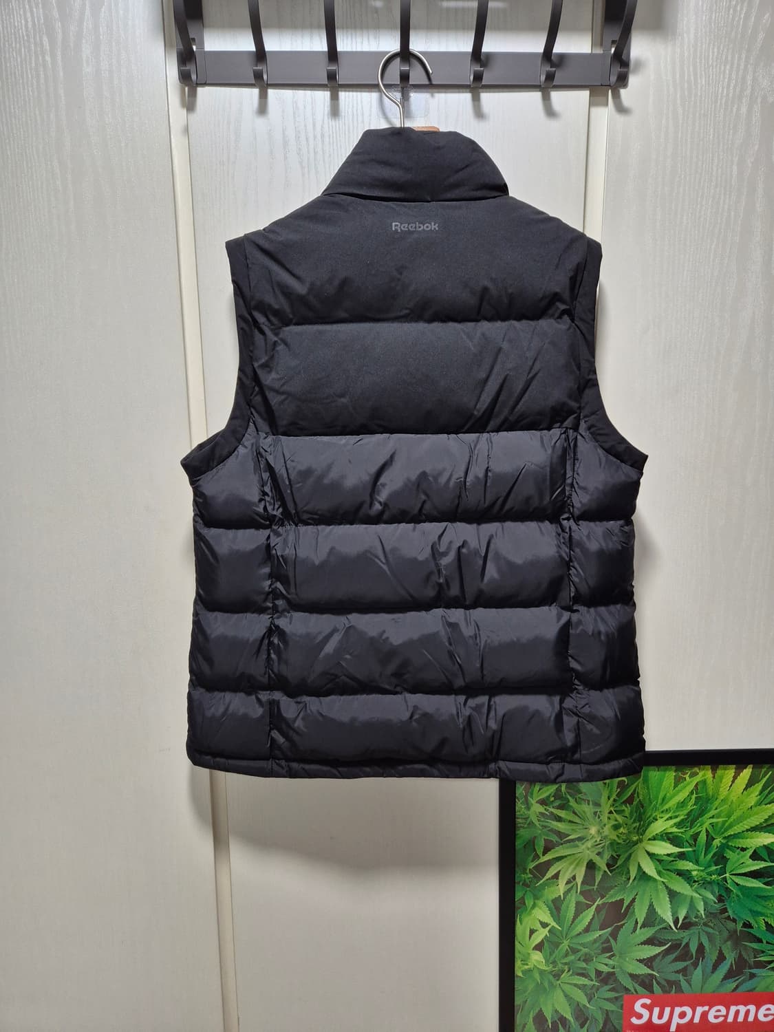 (세일)(새상품)리복 블랙 패딩 조끼 상품이미지10