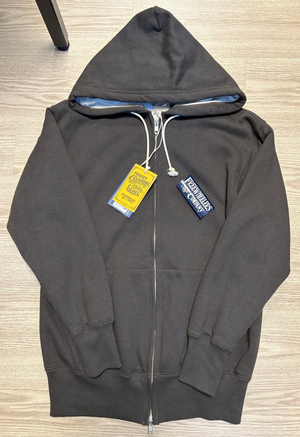 새상품)프리휠러스 THERMAL ZIP HOODIE M사이즈 판매합니다. 상품이미지2