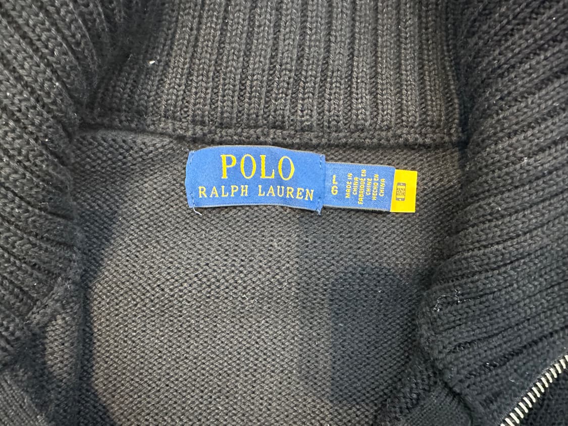 폴로 반집업 니트 상품이미지3