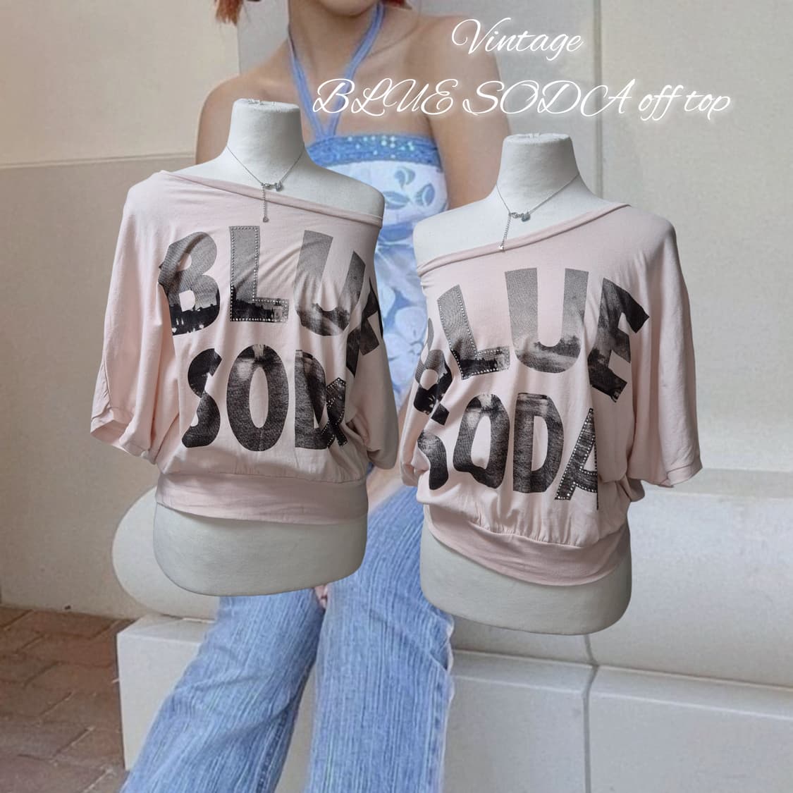 Vintage BLUE SODA off top 상품이미지1