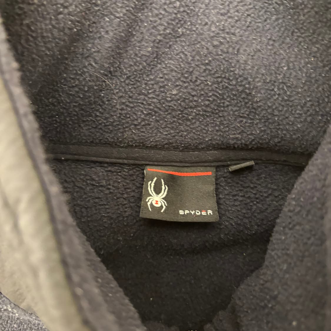 스파이더 us 스키팀 블랙 플리스 집업 상품이미지4