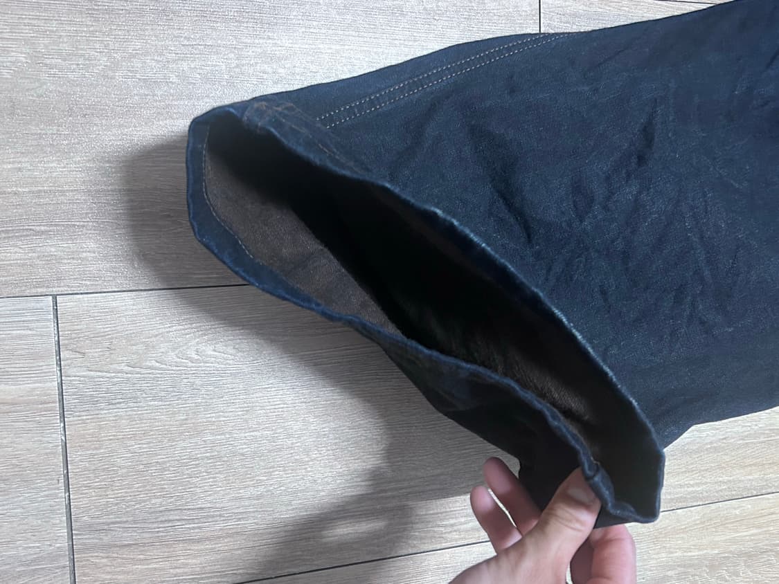 3) 아오이로 오오키 페더 데님 팬츠 상품이미지6