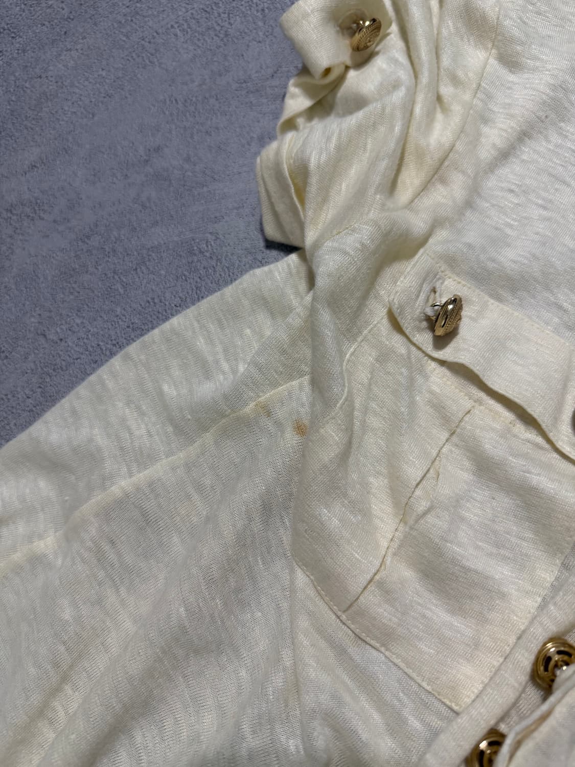 Balmain Button Henley Neck Tee 상품이미지7