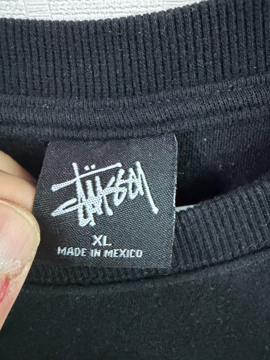 스투시 빈티지 맨투맨 블랙 XL 상품이미지3