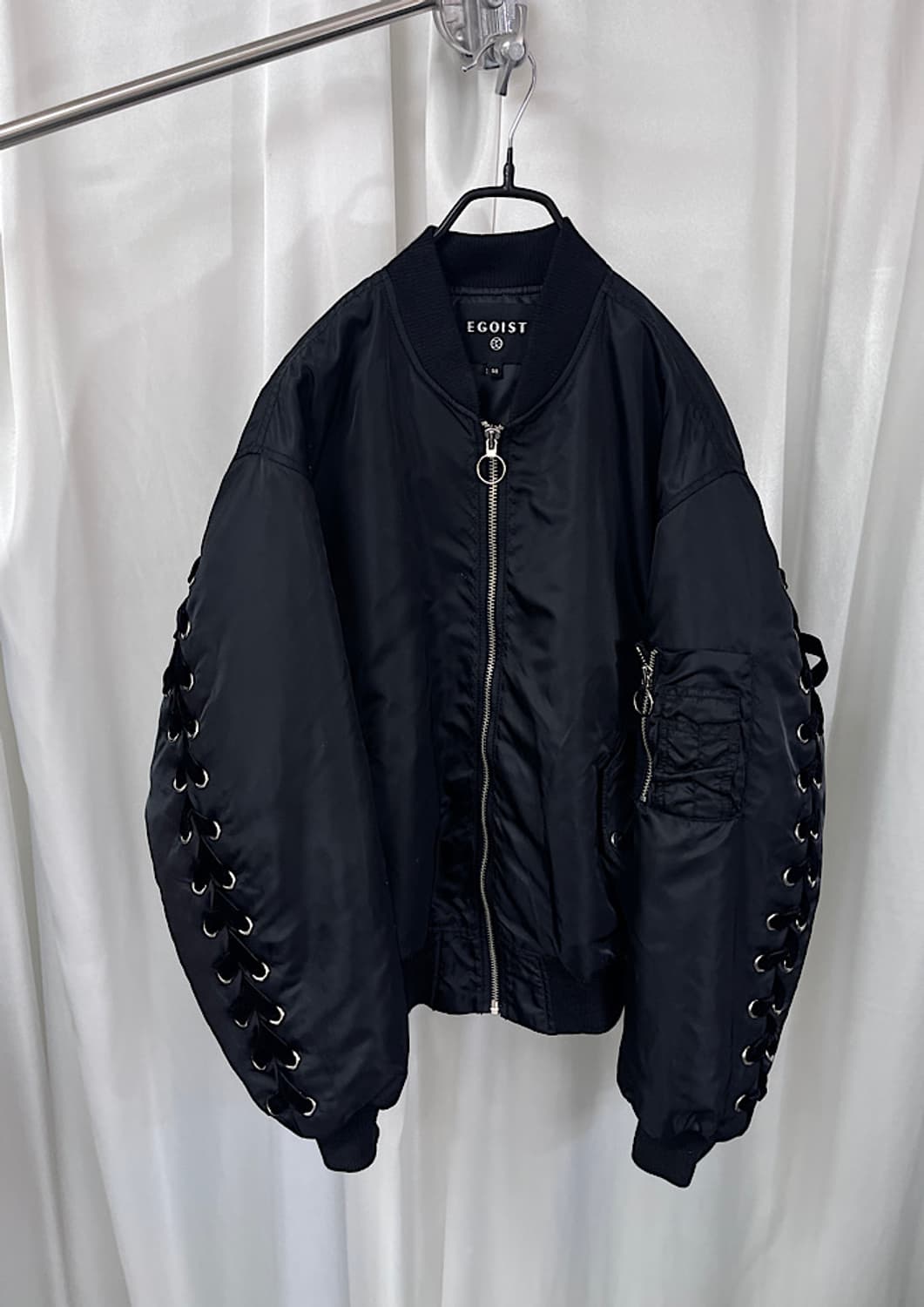 EGOIST ribbon race up MA-1 상품이미지2