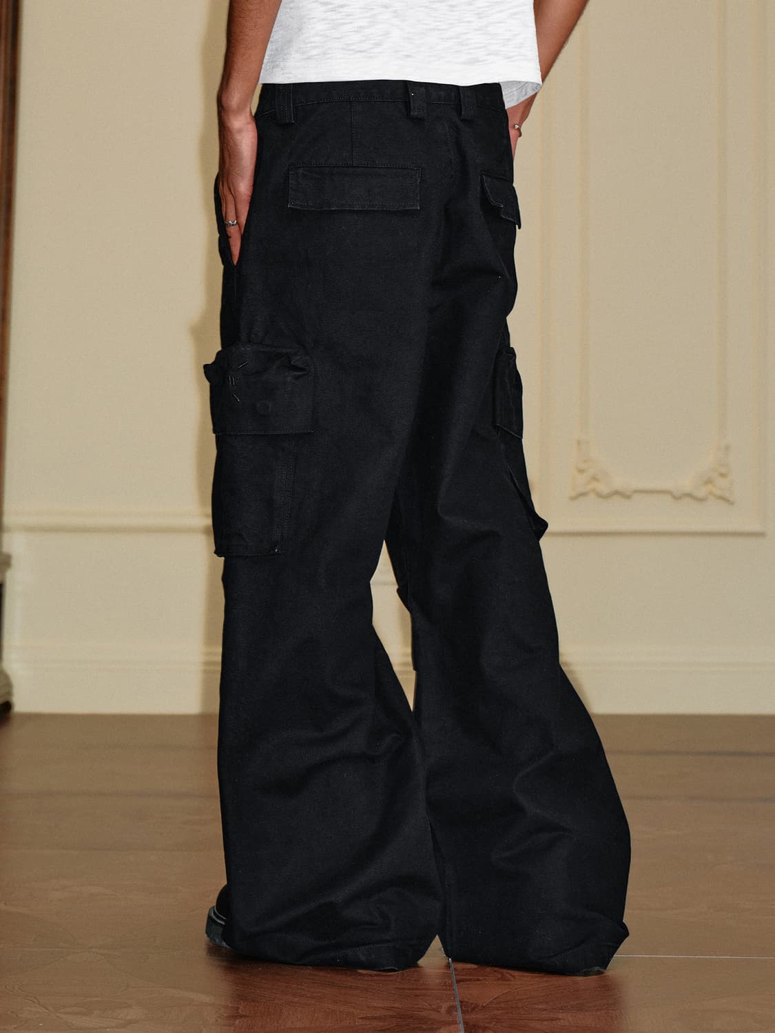 Yad crew 플레어 루즈 와이드 레그 팬츠 (5size) 상품이미지2