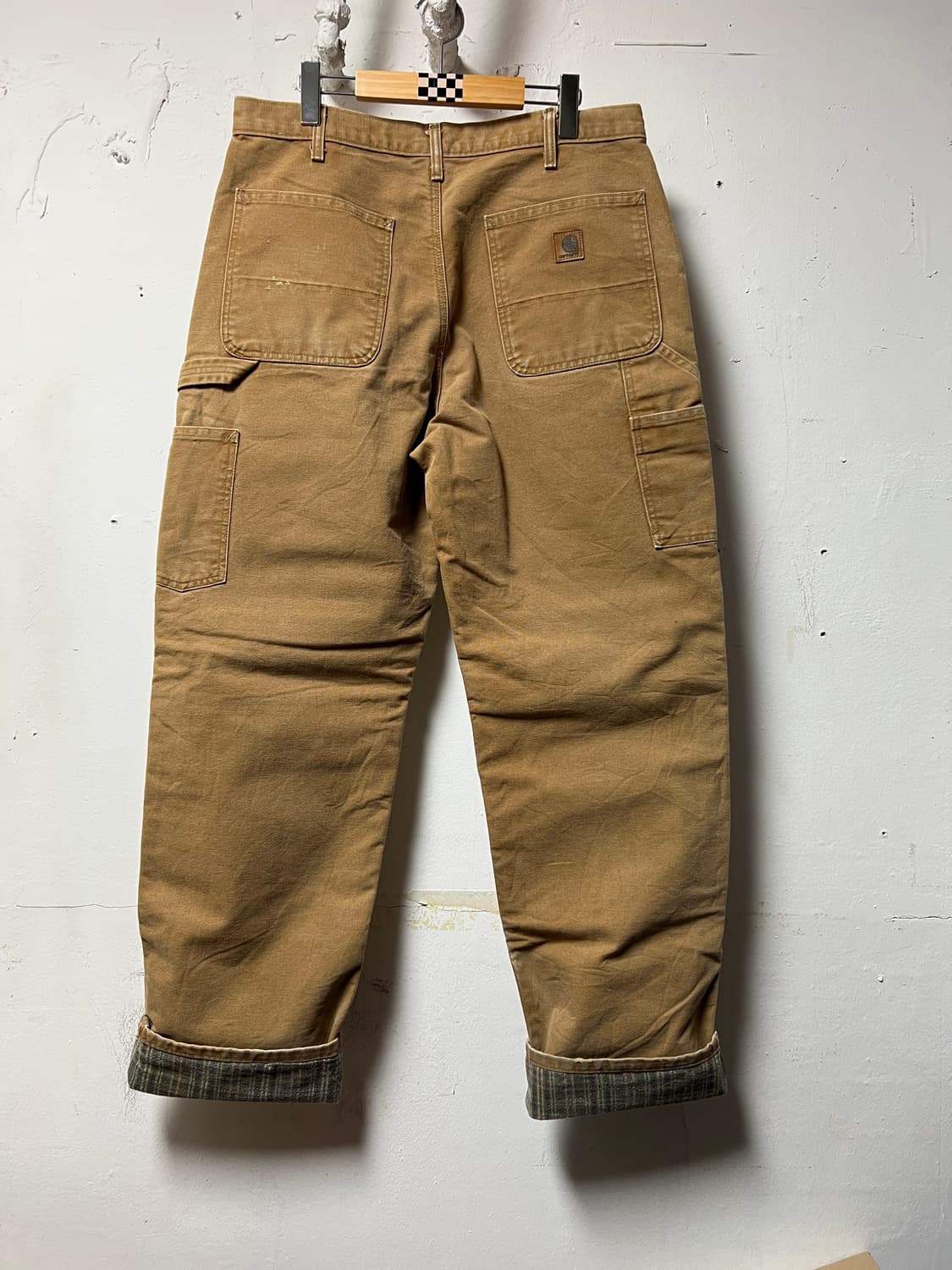 칼하트 체크 라이닝 카펜터 팬츠 상품이미지5