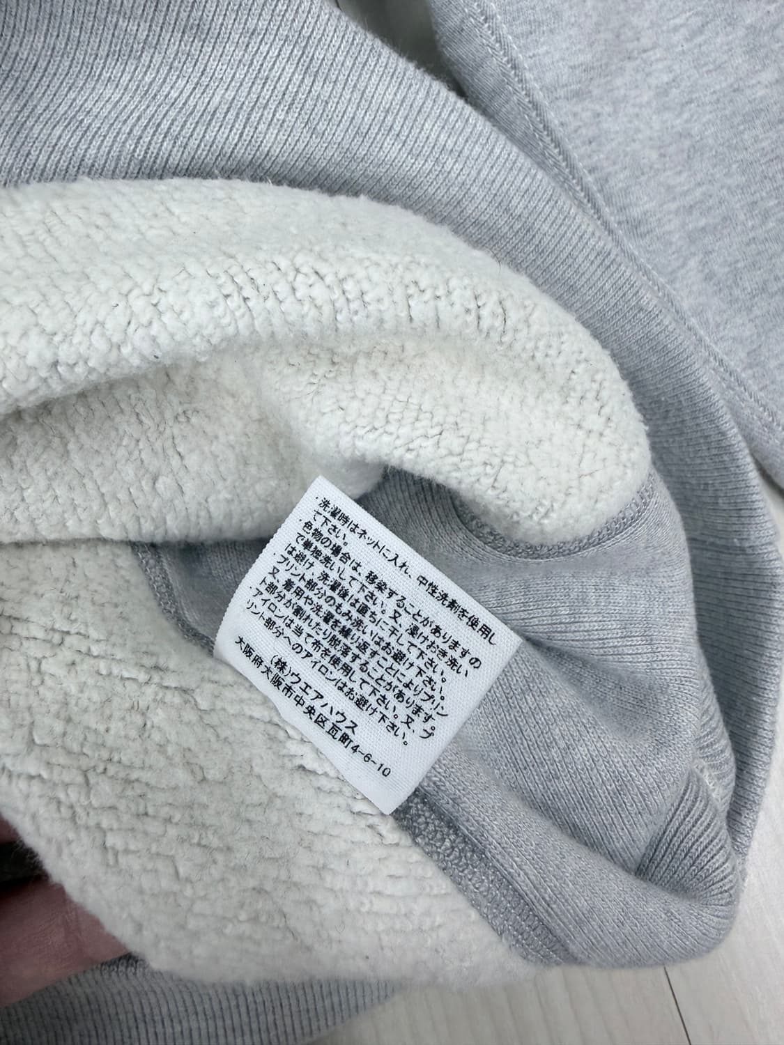 WAREHOUSE 웨어하우스 lot 483 GA.TECH 맨투맨 그레이 상품이미지6