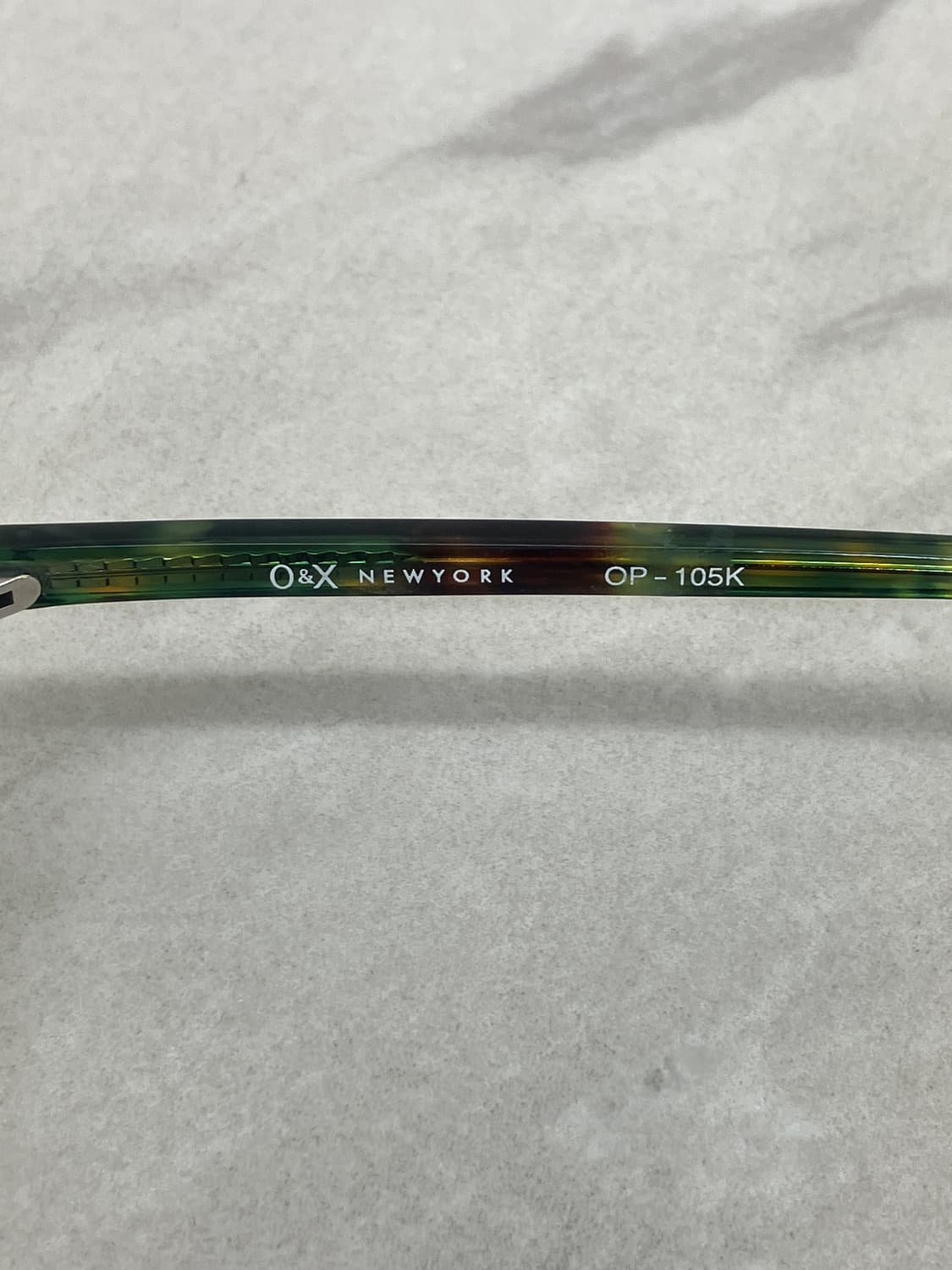 오앤엑스 O&X New York 카모 그린 오벌 뿔테 안경 상품이미지8