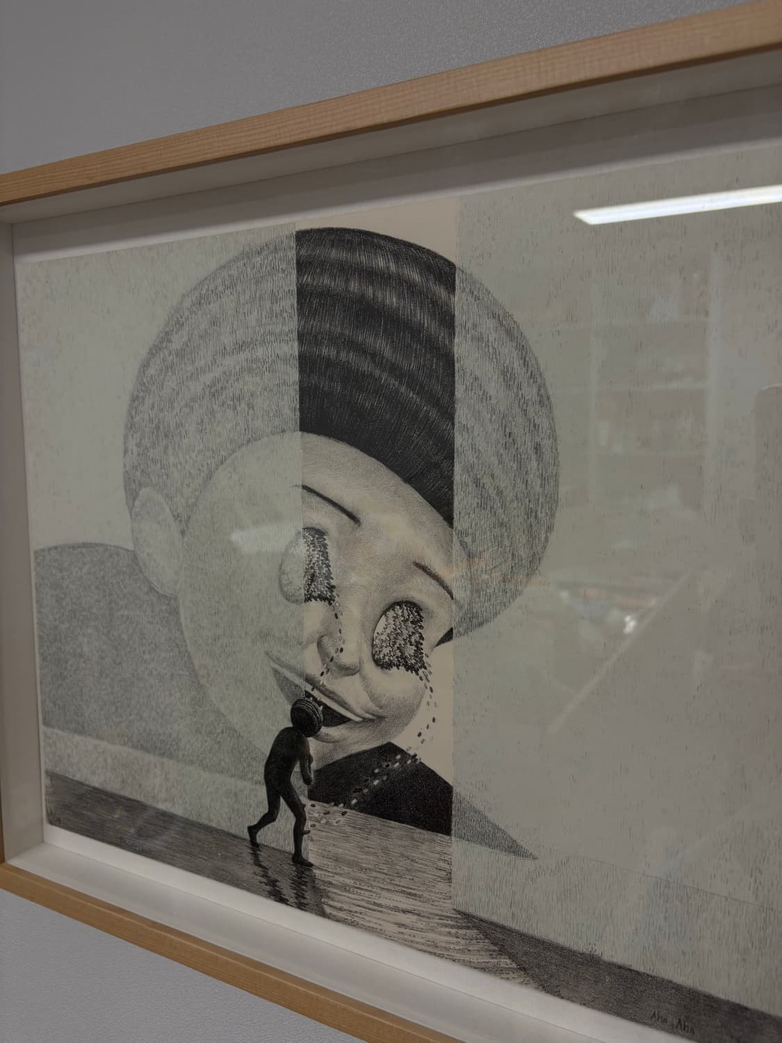 석판화 회화 그림 액자포함:) 상품이미지6