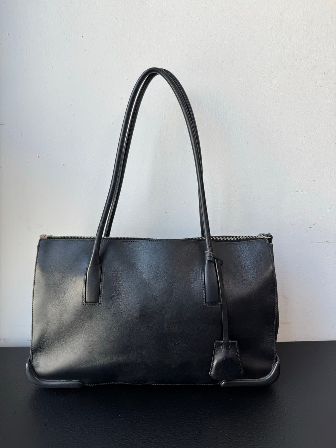 프라다 레더 숄더백(정품) 상품이미지1