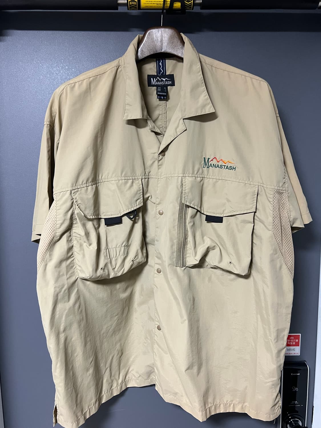 마나스타시 River shirts(Khaki)/XL 상품이미지2