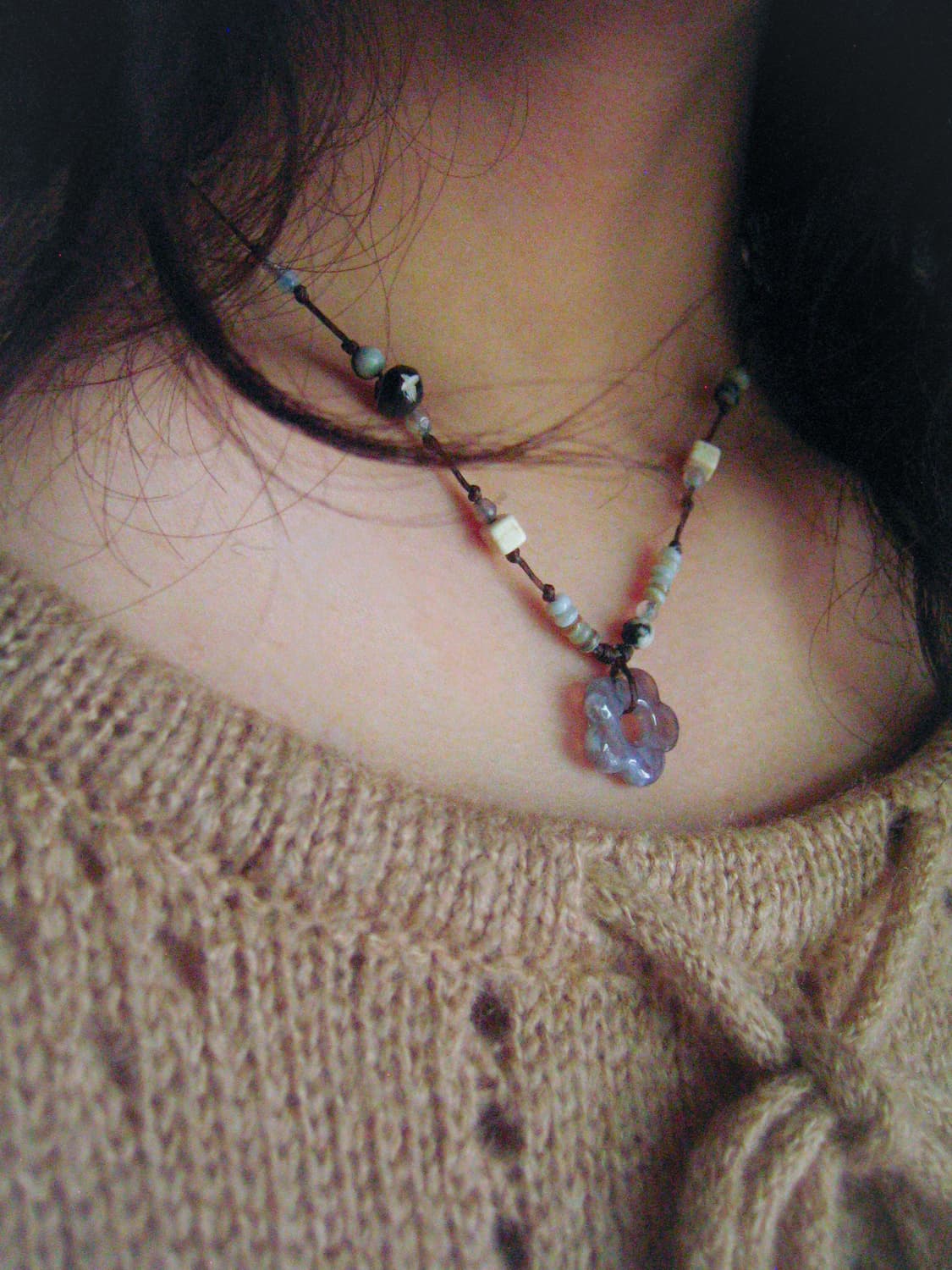 san-flower necklace 산플라워 핸드메이드 목걸이 상품이미지2