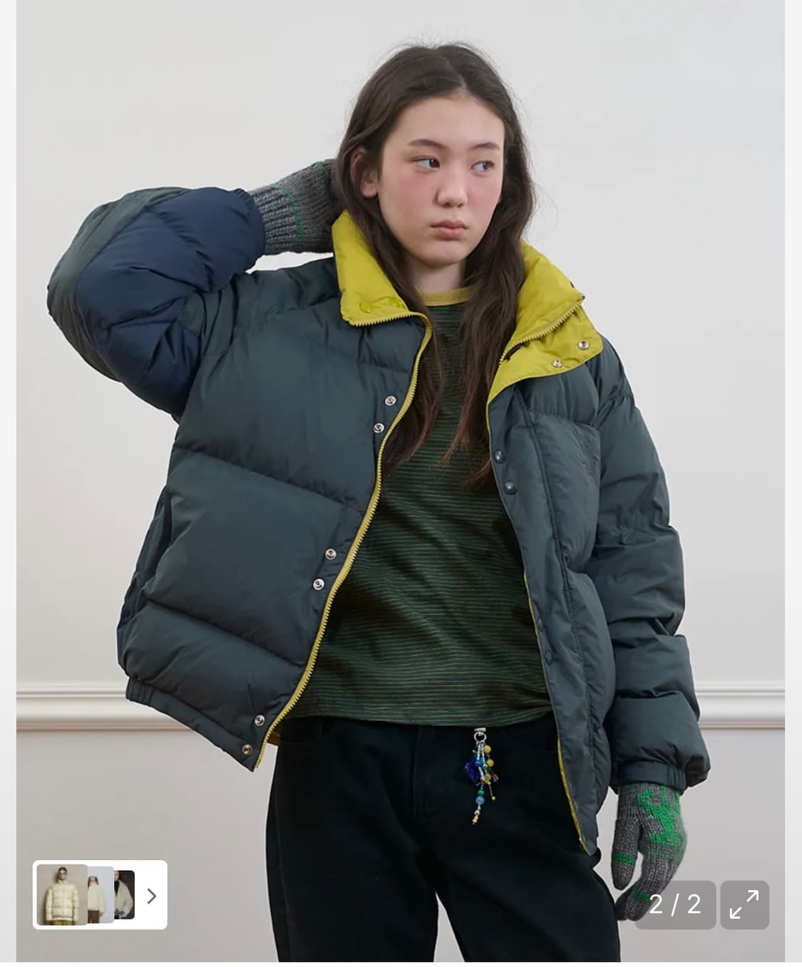 노컨텐츠 리버시블 덕다운 (택o 새제품) 상품이미지1