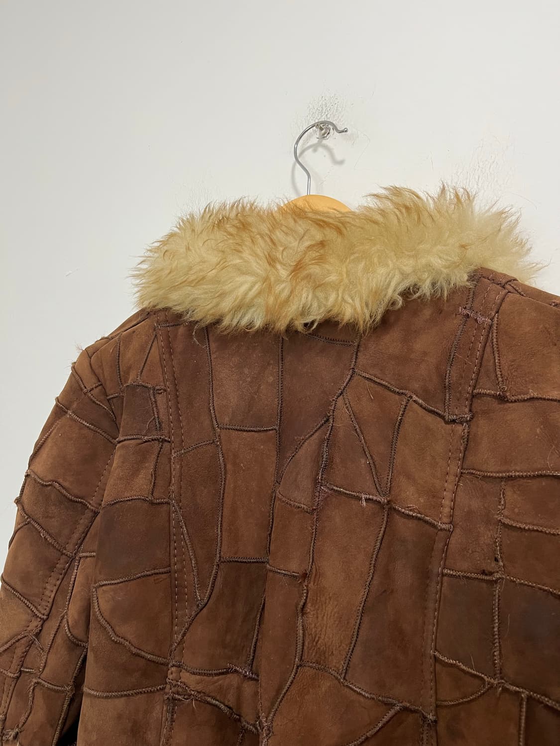 일본 빈티지 갸루 브라운 퍼 무스탕 코트 상품이미지8