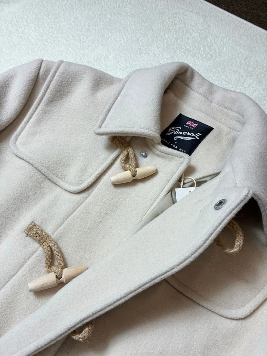 글로버올 x 스파오 캐시미어 블렌드 더플 코트 PN6341 상품이미지3