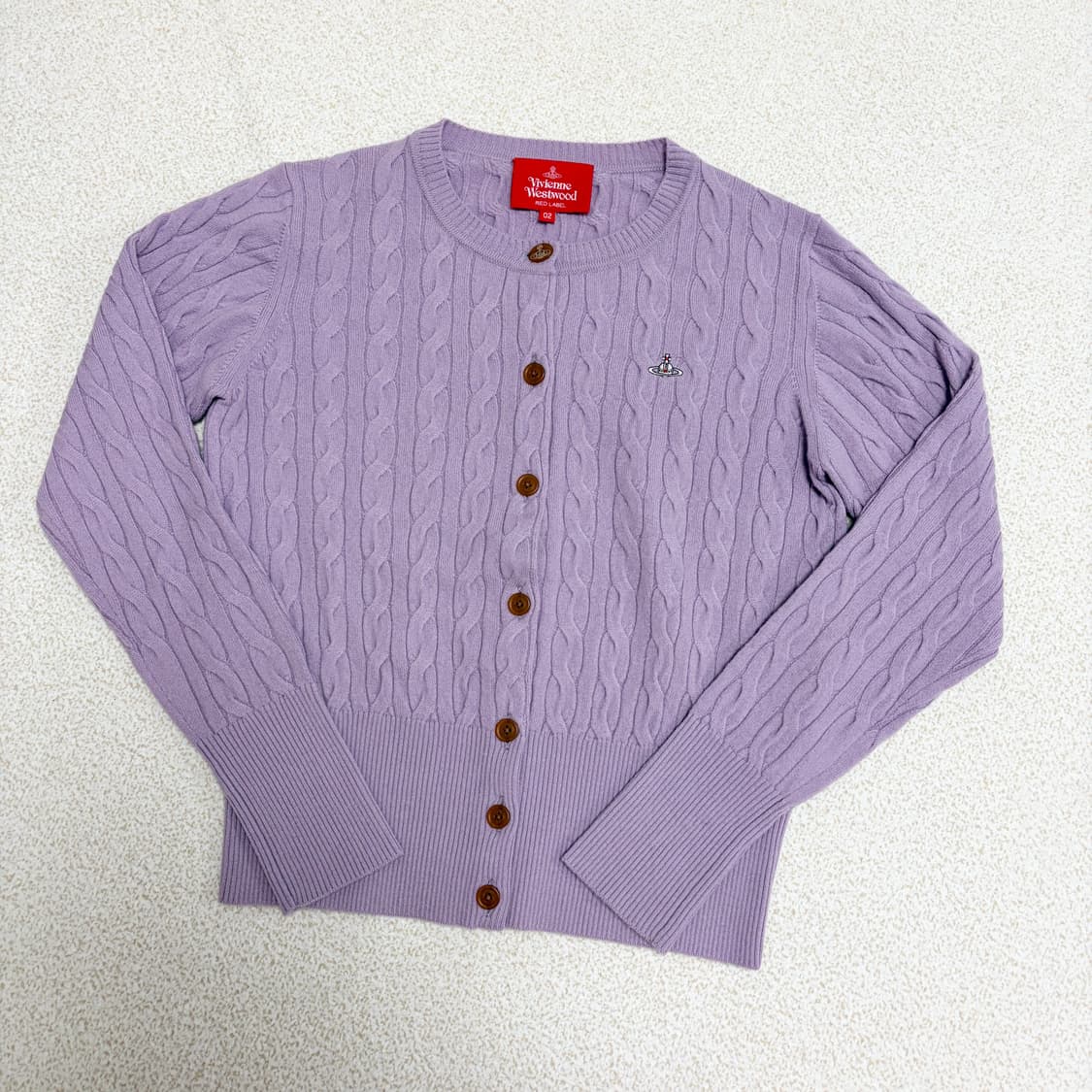 비비안웨스트우드 레드라벨 울렌 케이블 가디건 상품이미지2