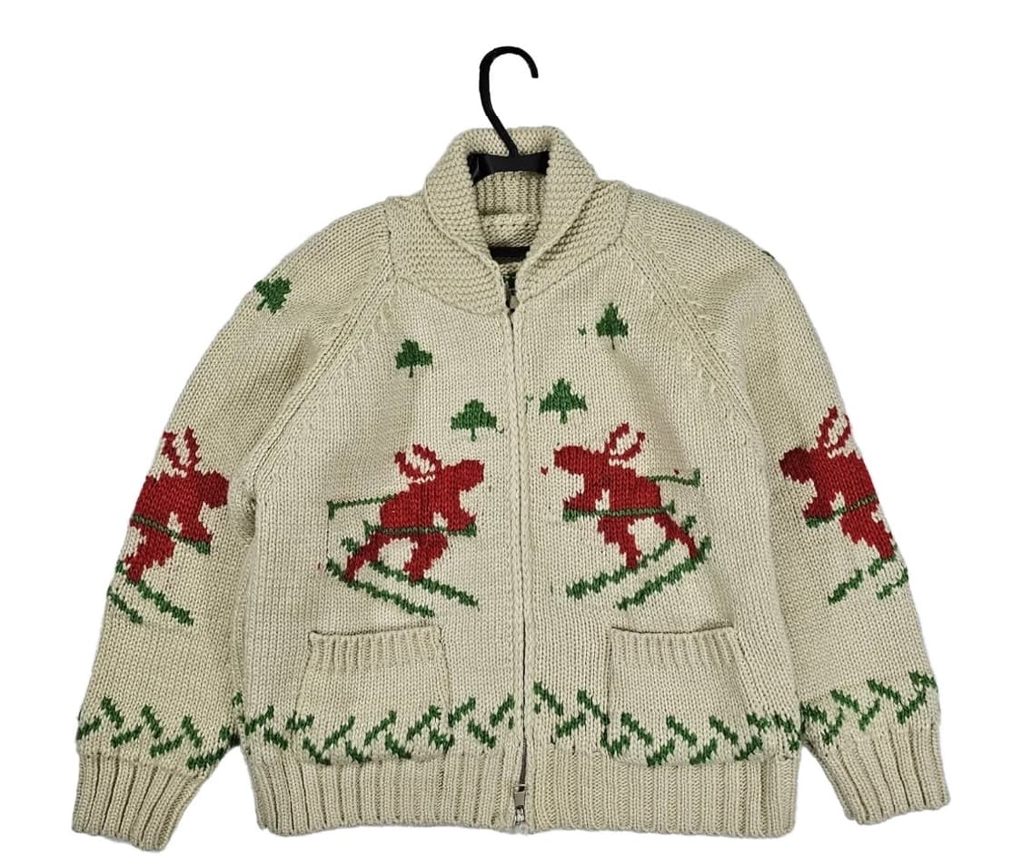 빈티지 코위찬 니트 가디건 상품이미지1