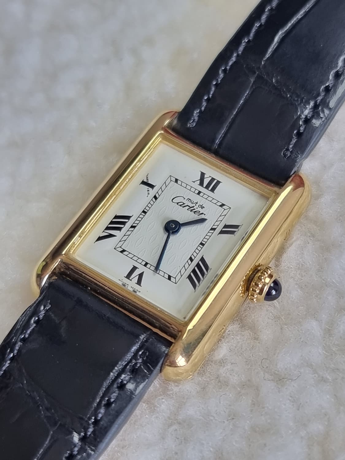 까르띠에 빈티지 탱크머스트 SM 디버클 여성 시계 99년대 상품이미지2