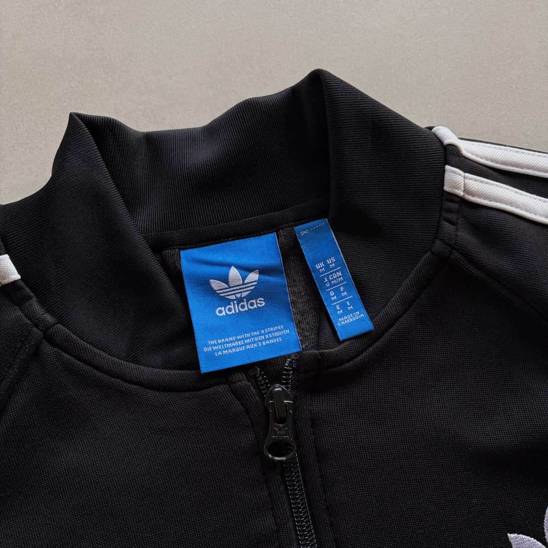 [M]아디다스 트레포일 SST 블랙 트랙탑 져지 상품이미지6