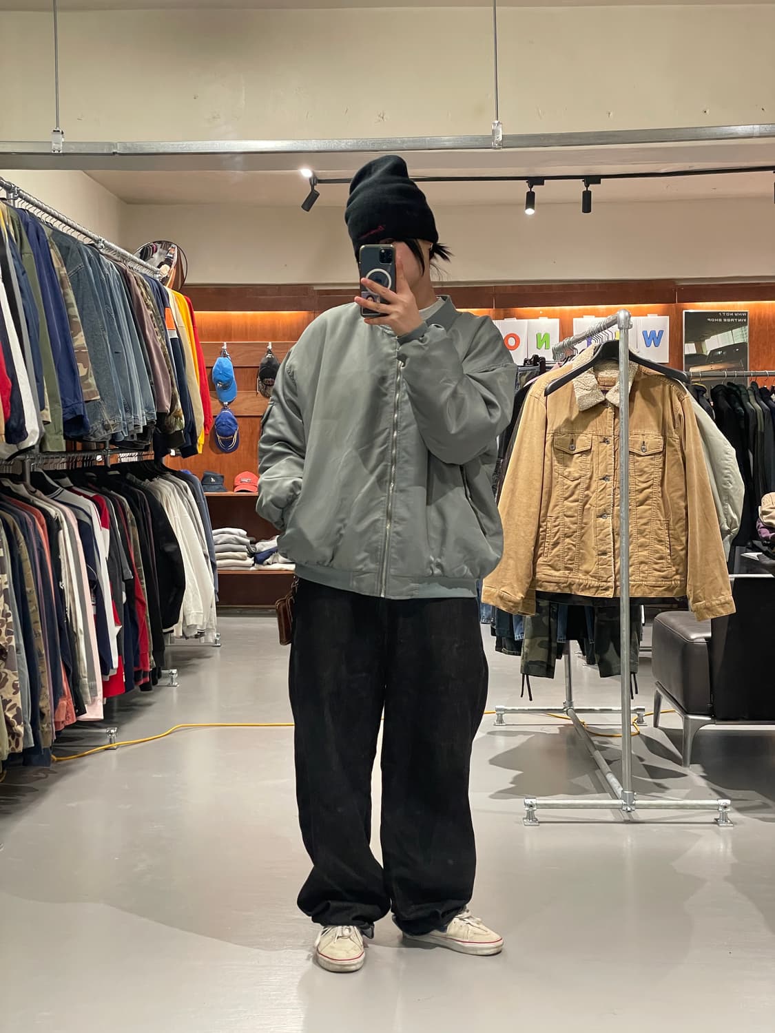 빈티지 MA-1 항공점퍼 자켓   상품이미지4