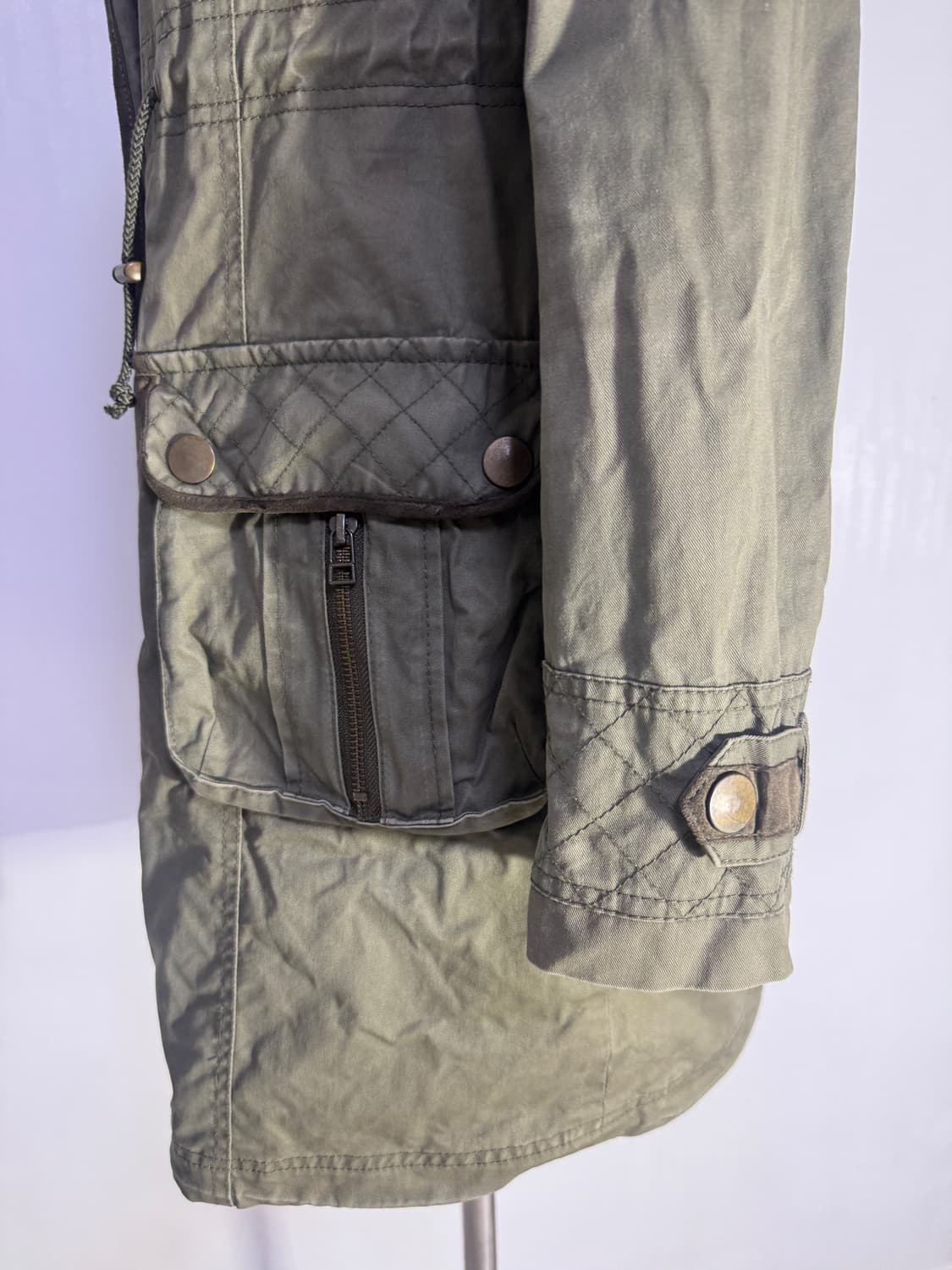 빈티지 밀리터리 야상 코트 y2k lgb goa 상품이미지7