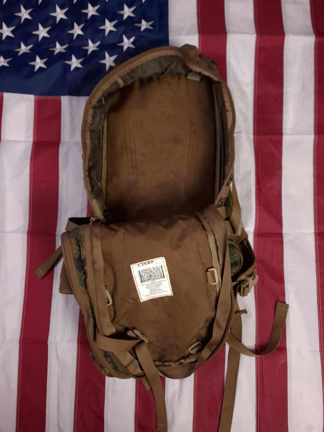 오리지날 미해병대 일베 리콘 45L 배낭 상품이미지4