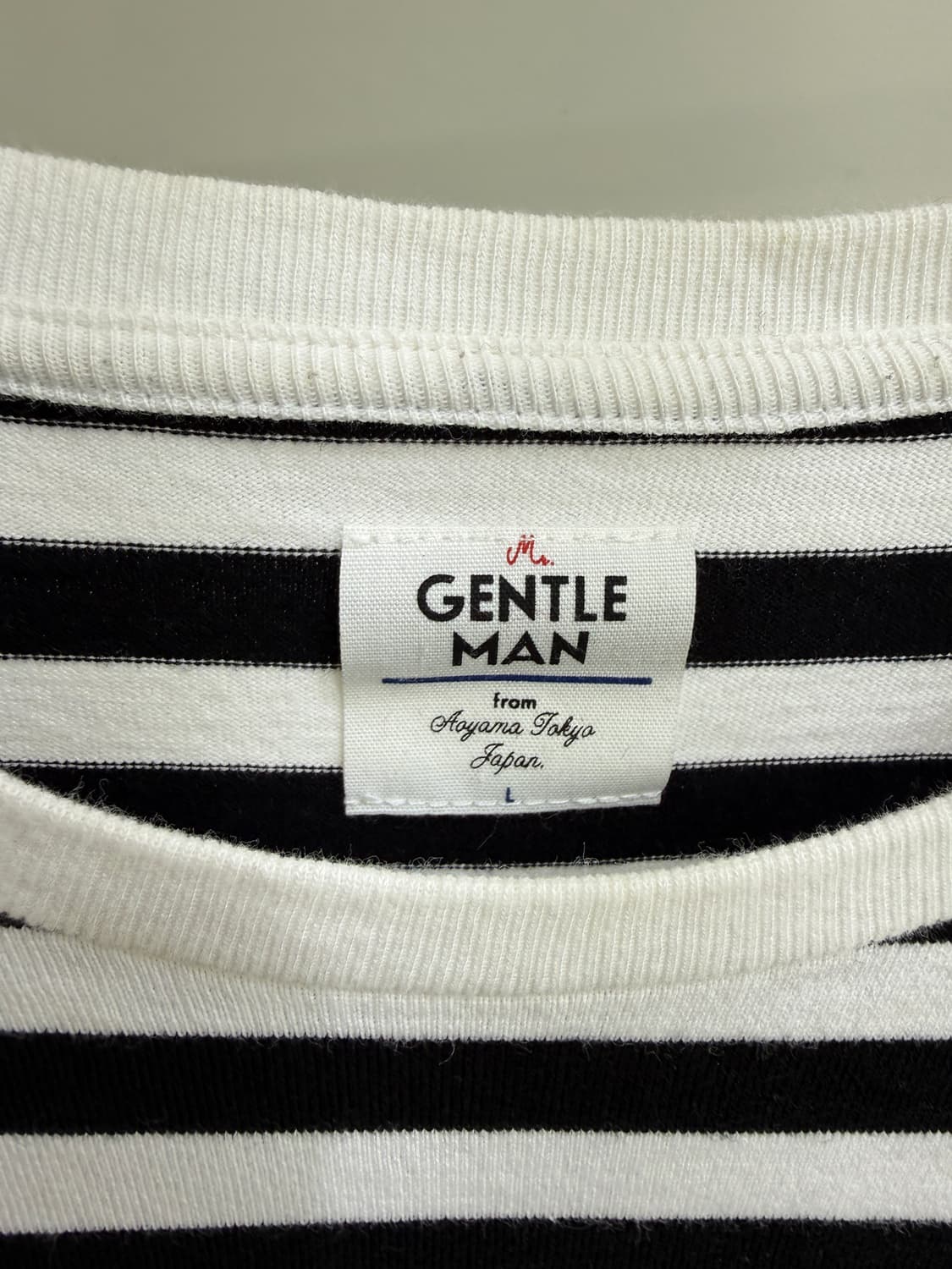 MR.GENTLE MAN (Made in Japan)스트라이프티셔츠 상품이미지6