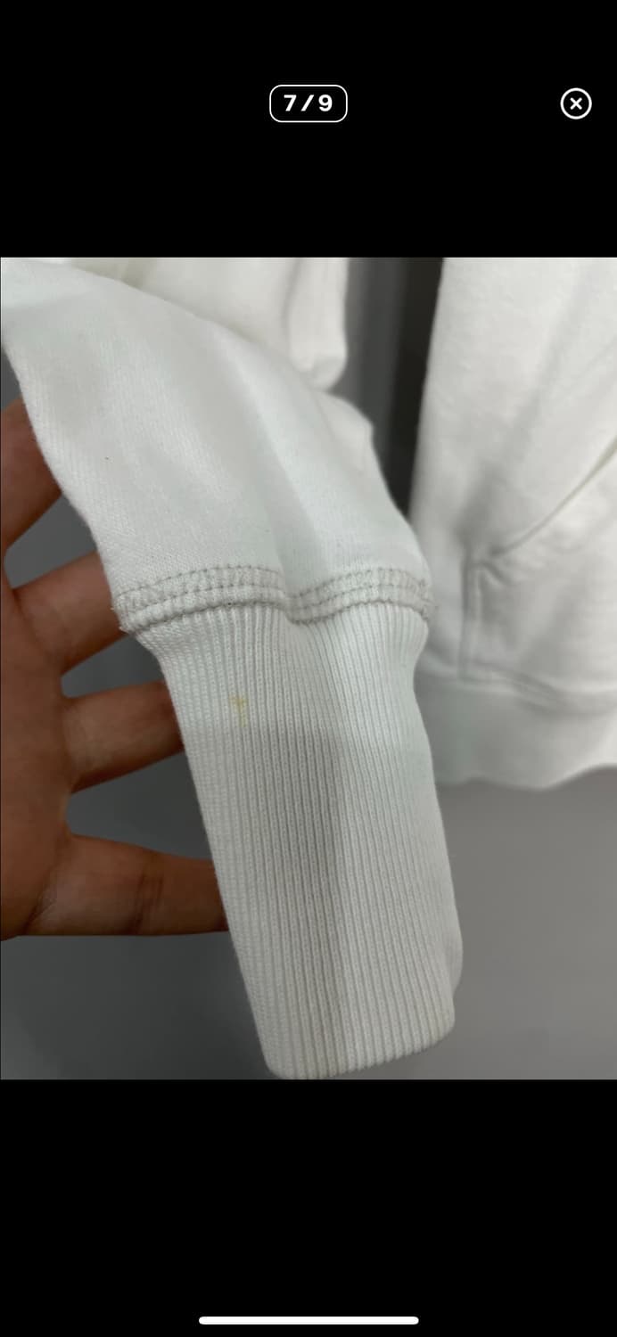 갭 화이트 스펠로고 후드집업 A3584 상품이미지7