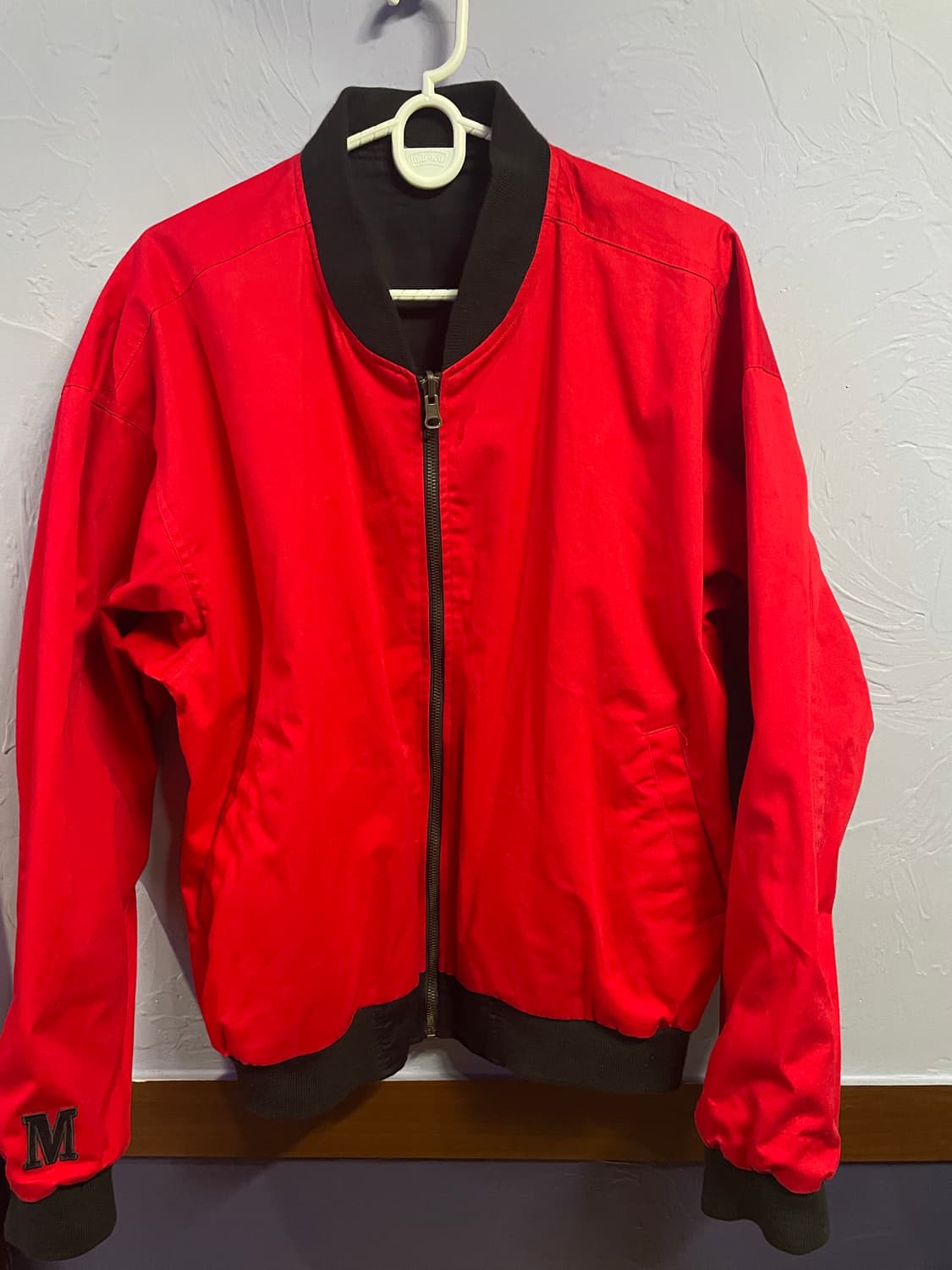 (M) 90s 빈티지 말보로 리버시블 봄버 자켓 상품이미지3