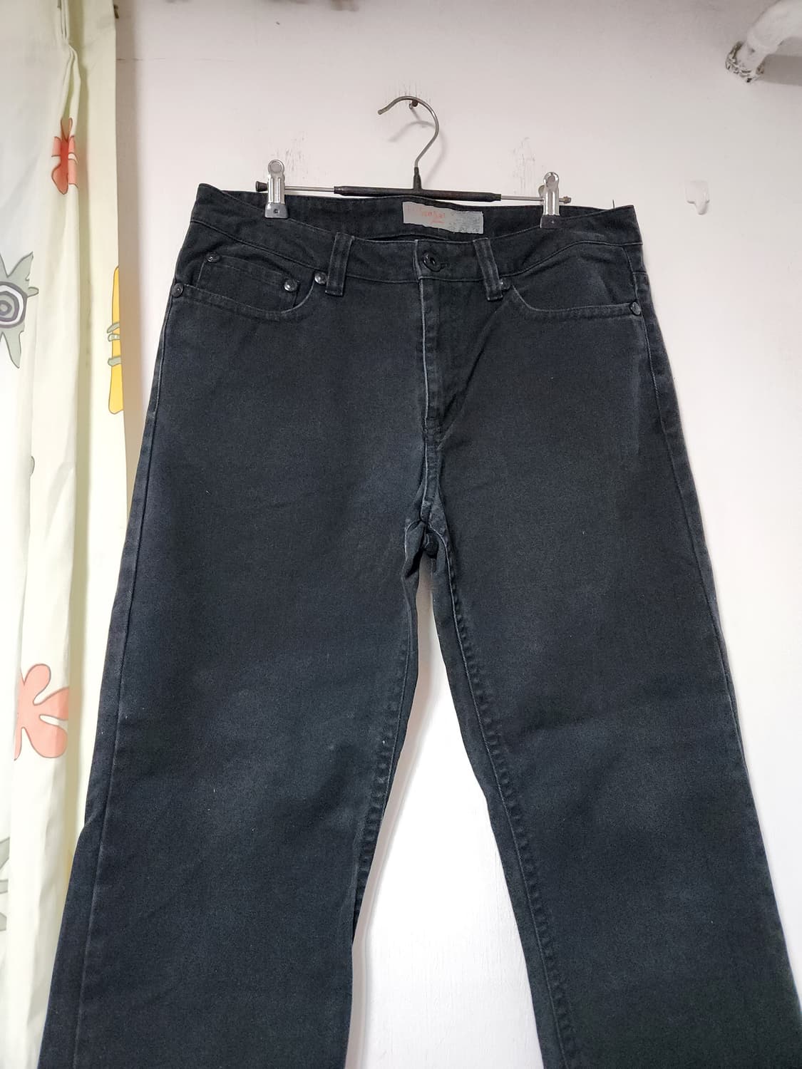 빈티지 검정 데님바지 블랙진32(33) 상품이미지2