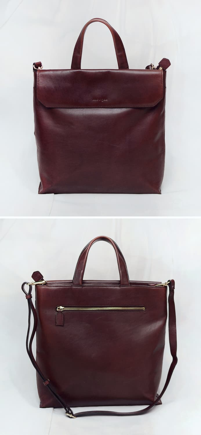 몽삭 (Monsac) 이태리 베지터블 뷰테로 레더 플랩 메신저백 상품이미지2