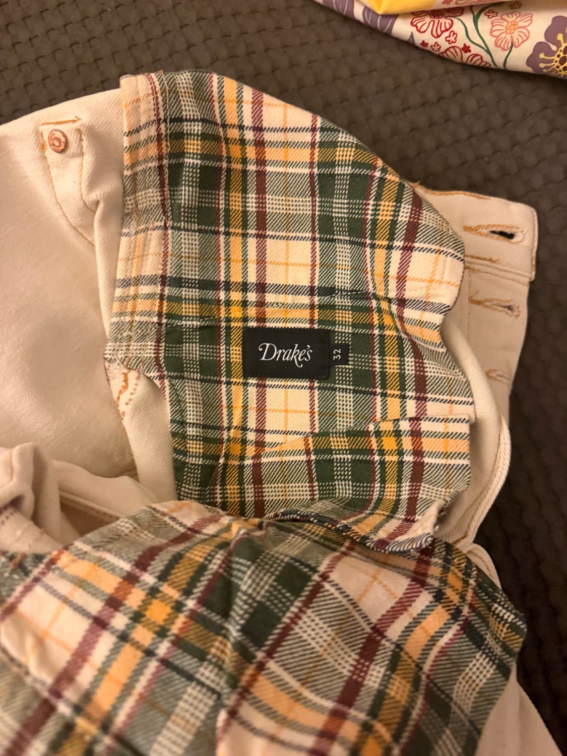 Drake's 아이보리 바지 32사이즈 상품이미지5