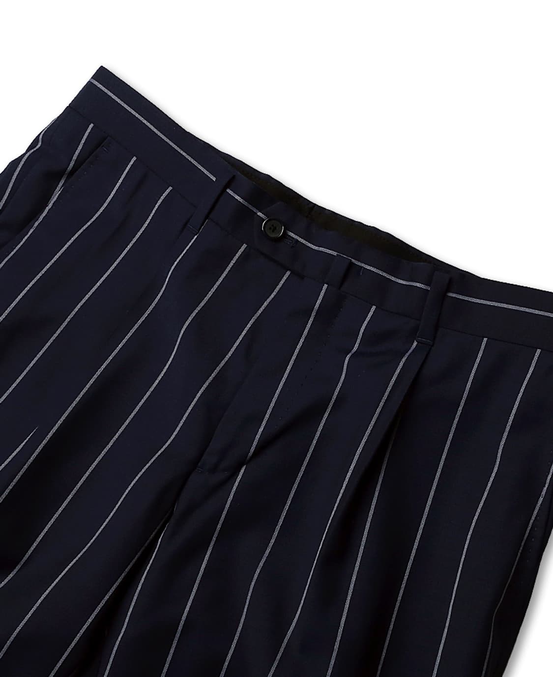 맨온더분 [Man On The Boon] 네이비 스트라이프 더블 수트 상품이미지8