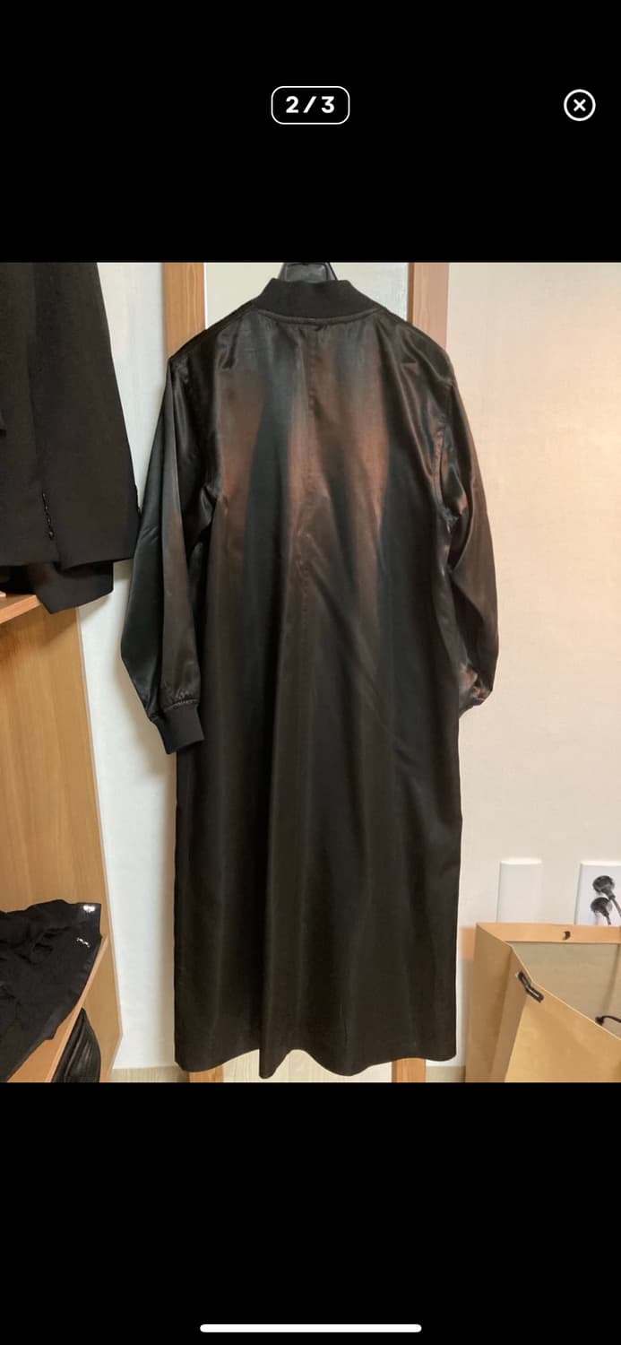 꼼데가르송 세틴 코트 상품이미지3