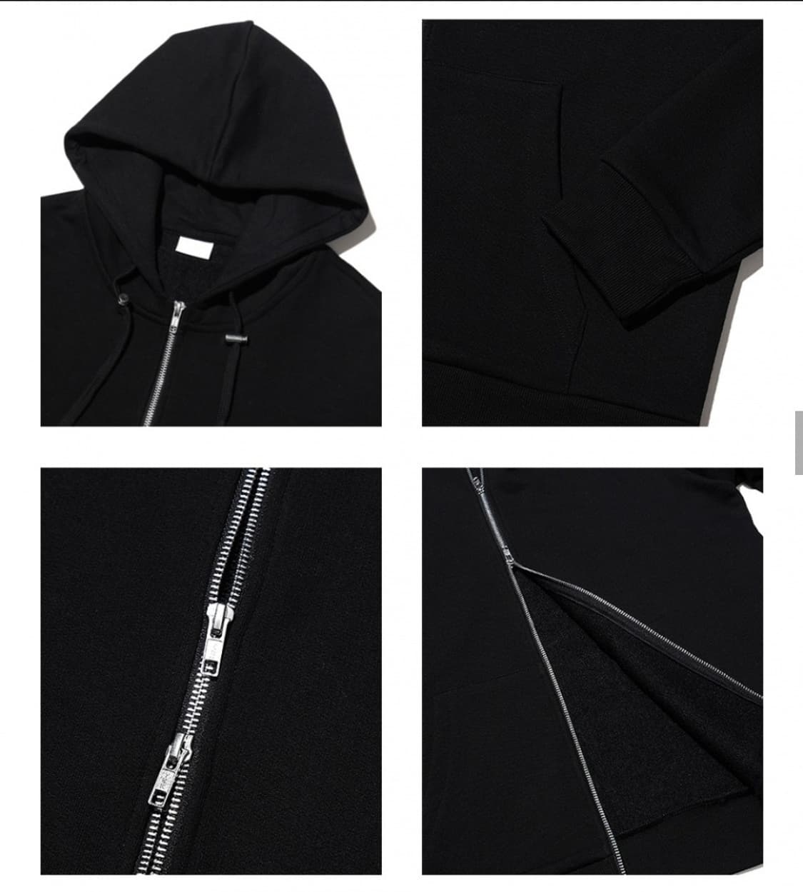 L ) 후러브스아트 해비 웨이트 후드 집업 상품이미지3